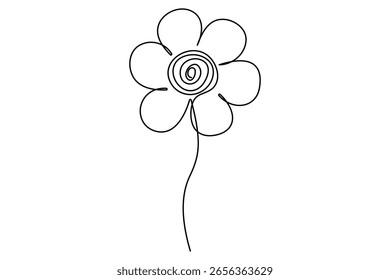 Desenho vetor de uma linha contínua de folhas botânicas em estilo de contorno mínimo para o projeto da natureza
