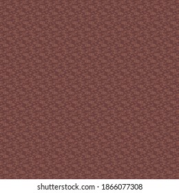 Continuous pattern, in burgundy red tones, composed of a few small and smaller abstract elements that are not very intelligible. Fine wallpaper texture. Thin silk fabric.