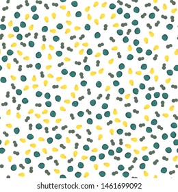 Continuous Seamless pattern Smear paint Yellow and Dark moderate cyan and Grayish lime green colors. For your design, textile, pattern fills, box, posters, cards, etc. 