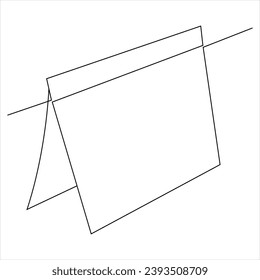Continuous single line art drawing of calendar design graphic vector and illustration