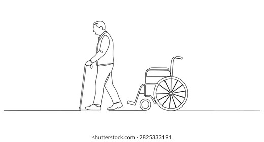 Continuous single line drawing