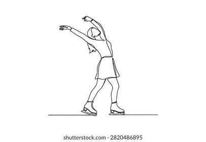 Continuous single line drawing