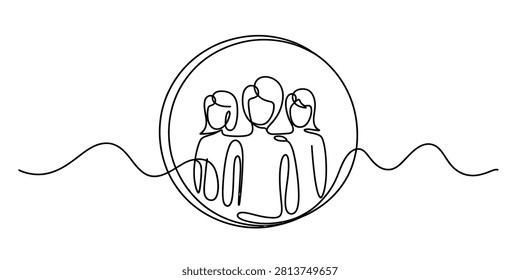 Continuous single line drawing