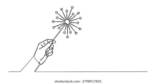 Continuous single line drawing