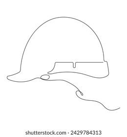 Concepto de día de trabajo de dibujo de línea simple continuo ilustración de arte vectorial de diseño de dibujo de una línea