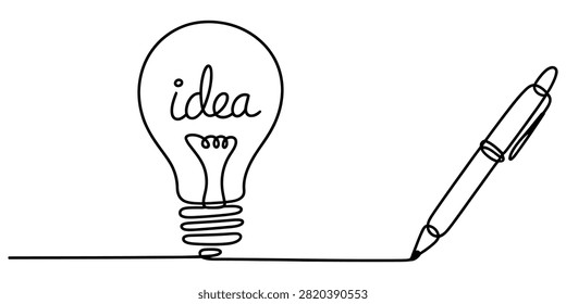 Continuous single line drawing