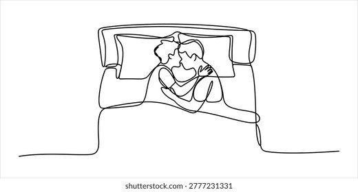 Continuous single line drawing