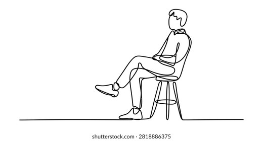 Continuous single line drawing