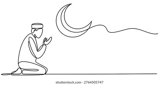 Continuous single line drawing