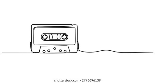 Continuous single line drawing