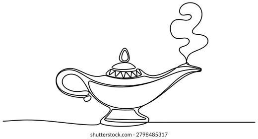 Continuous single line drawing