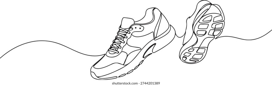 A continuous single line