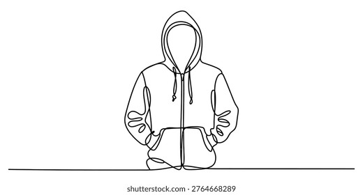 A continuous single line