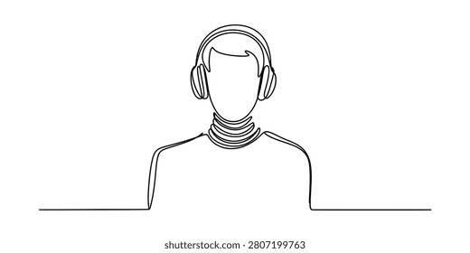 Continuous single line drawing