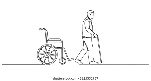 Continuous single line drawing