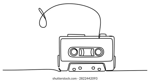 Continuous single line drawing