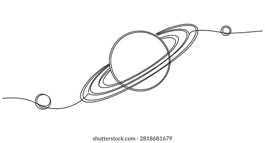 Continuous single line drawing