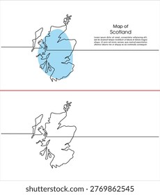 Continuous single line drawing