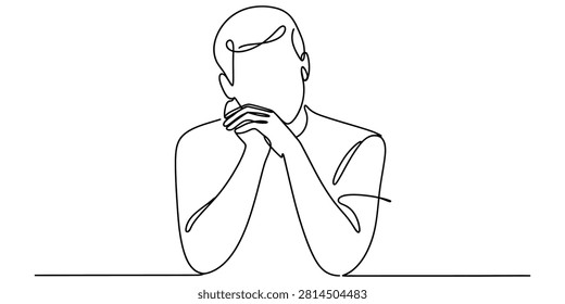 Continuous single line drawing