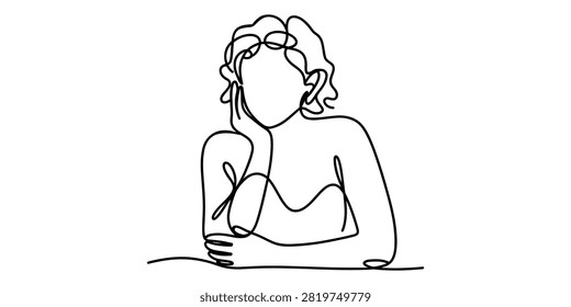 Continuous single line drawing