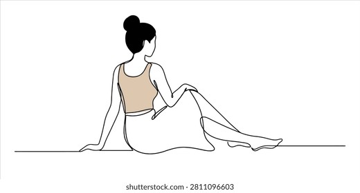 Continuous single line drawing