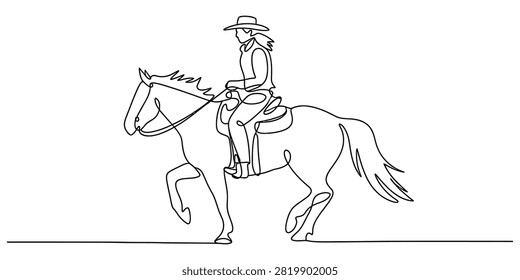 Continuous single line drawing