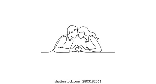 A continuous single line