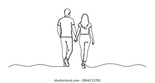 Continuous single line drawing