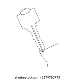 
Konsequente Einzeilensperrtaste, Vektorgrafik-Zeichnung