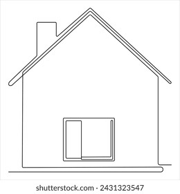 Ilustración de estilo vectorial de dibujo moderno de una sola línea continua
