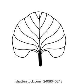 Arte continuo de planta en una sola línea. Vector de dibujo de una línea de planta y ilustración
