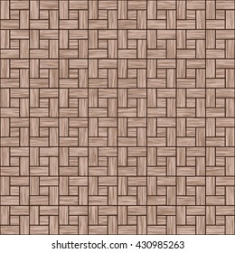 Continuous vector  wooden parquet pattern