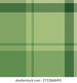 Contour background fabric vector, youth pattern seamless textile. Event plaid check tartan texture in green and light colors palette.