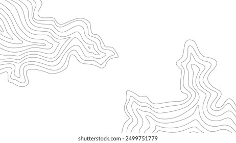 Fondo de contorno. fondo de contorno topográfico. Fondo de contorno de mapa topográfico. fondo ondulado abstracto.