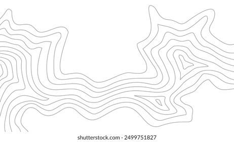 Fondo de contorno. fondo de contorno topográfico. Fondo de contorno de mapa topográfico. fondo ondulado abstracto.
