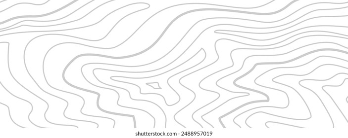 Contour background. Topographic map pattern background. Abstract wavy lines background. Background with topographic contours. Topographic contour map.