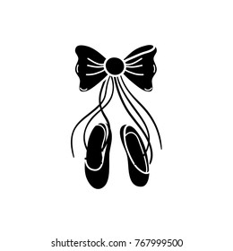 contour ballet shoes style with ribbon bow
