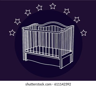 contour bed with the stars