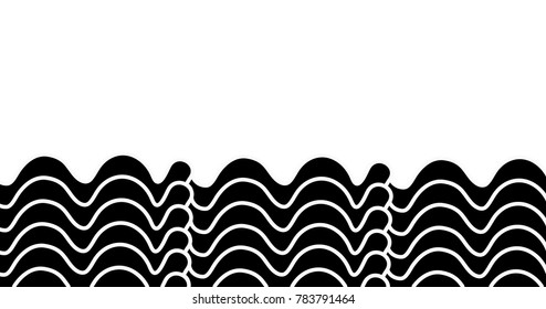contour bright rainbow in the sky background design