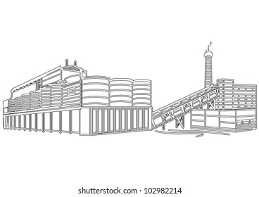 Contour Building - Vector Contour Acchitecture Series