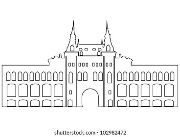 Contour Building - Vector Contour Acchitecture Series