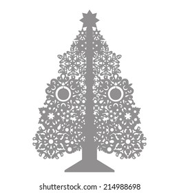 contour Christmas trees can be cut