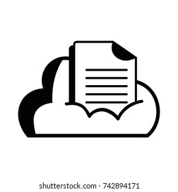 contour cloud data with digital document information
