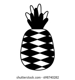 contour delicious pineapple fruit with protein nutrition