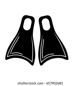 contour diving fin to be underwater adventure