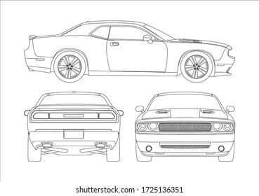 2022 dodge charger coloring pages