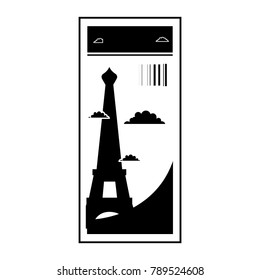 contour eiffel tower of paris ticket vacation