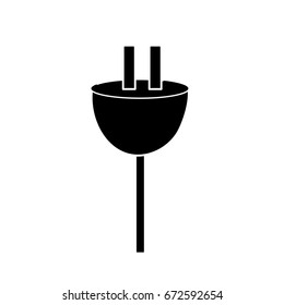 contour electric power cable to voltage connection