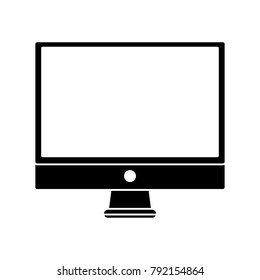 contour electronic computer screen technology icon