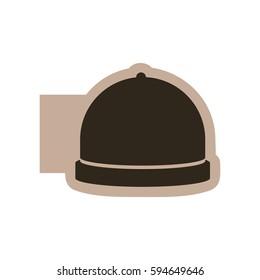 contour emblem catering icon, vector illustraction design image